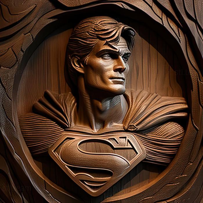 3D модель Супермен Супермен Кристофер Рив (STL)
